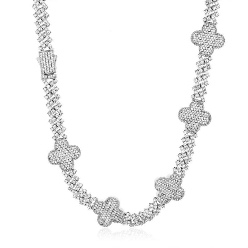 Iced Out Hip Hop Brass Bling Miami Cuban Chain