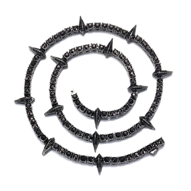 Punk Style Tennis Cuban Chain