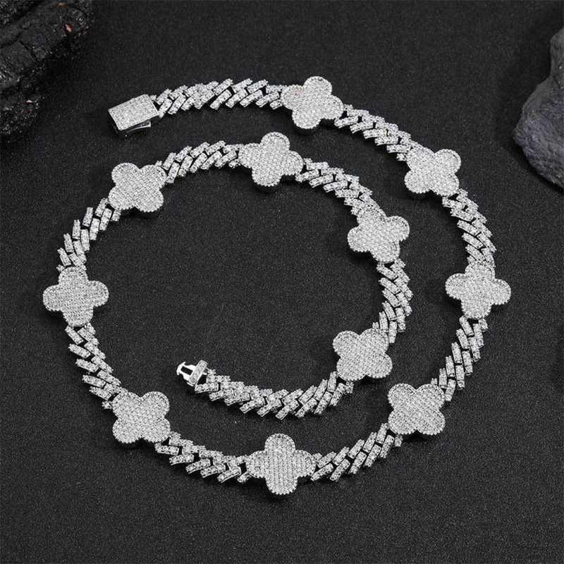 Iced Out Hip Hop Brass Bling Miami Cuban Chain